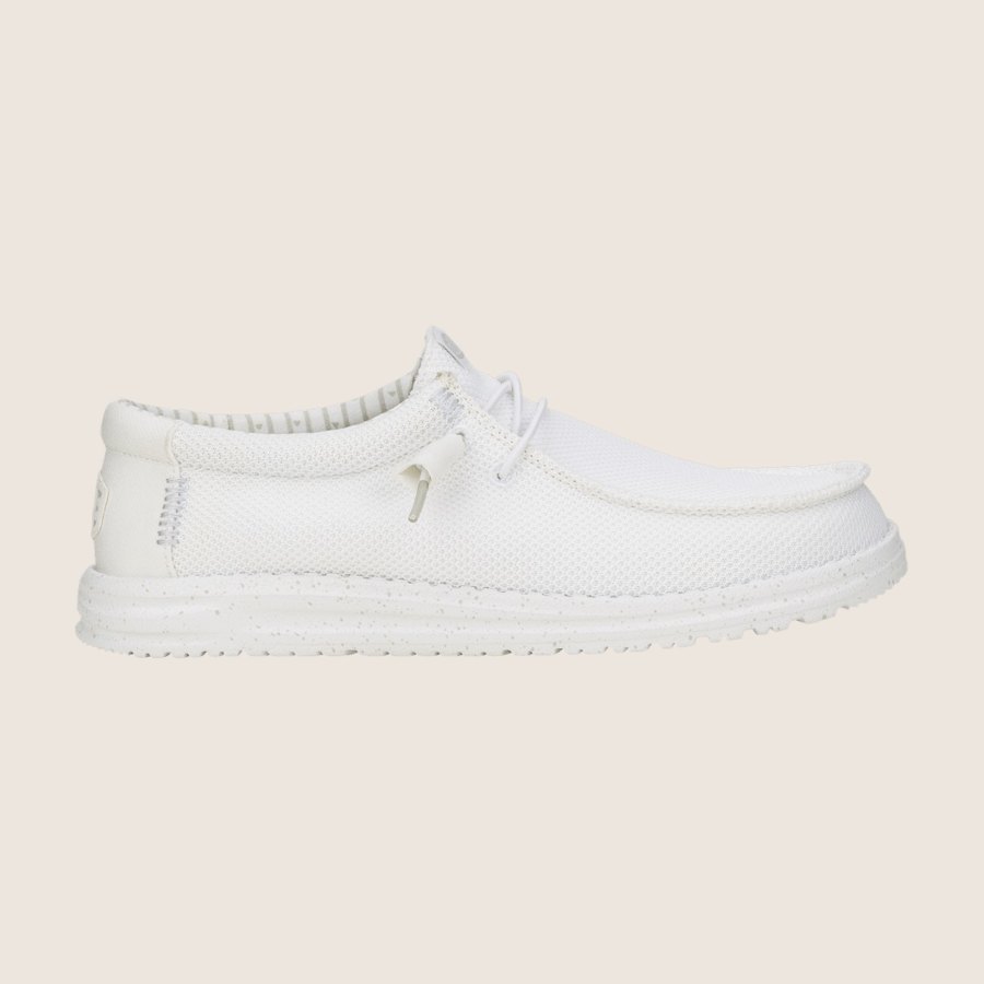 HEYDUDE Wally Stretch Sox in white